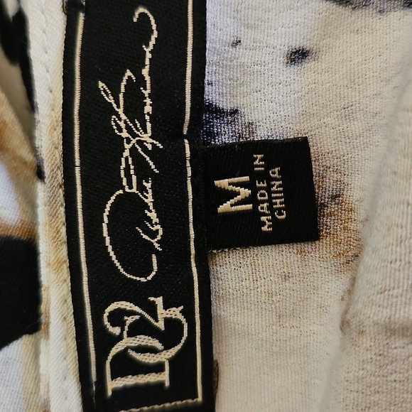 DG2 Elegant Abstract Animal Print Silk Tie Back V-Neck Maxi Dress - Picture 9 of 11